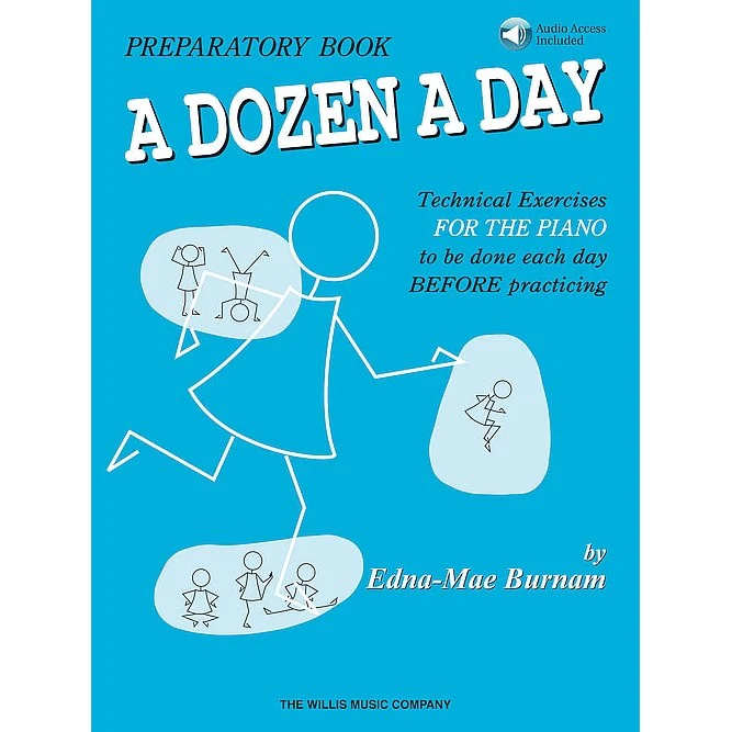 A Dozen a Day Preparatory Book – Book/Audio