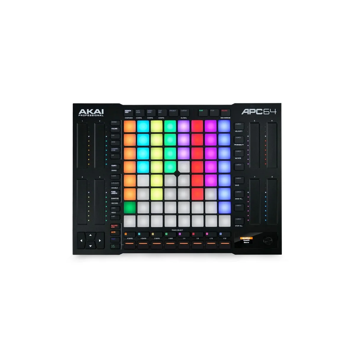 Akai - APC64 - Ableton Live Controller With 64 Velocity-Sensitive Pads And 8 Assignable Touchstrips