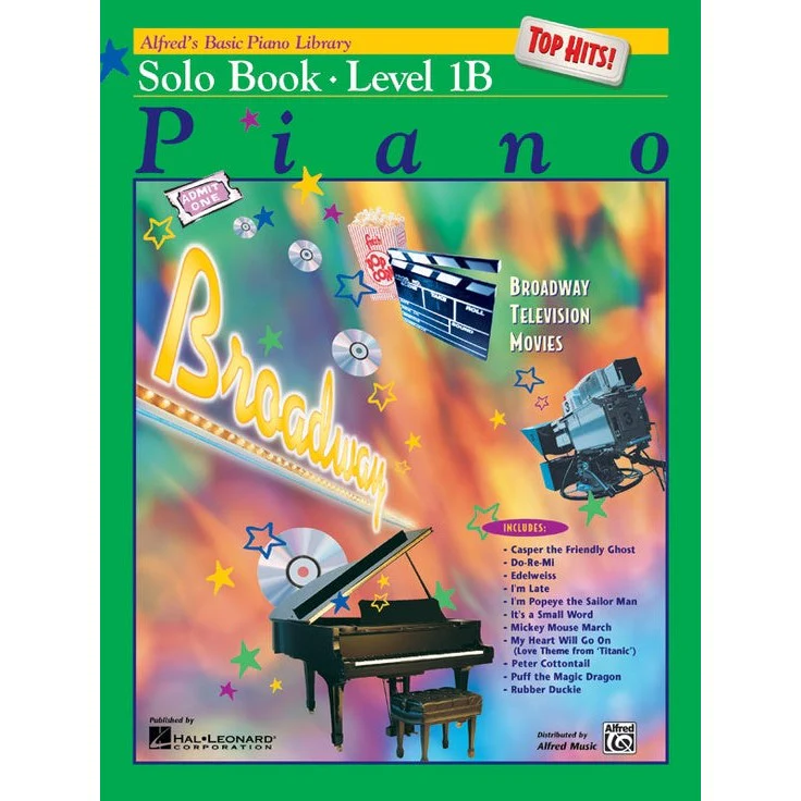 Alfred's Basic Piano Library: Top Hits! Solo Book 1B