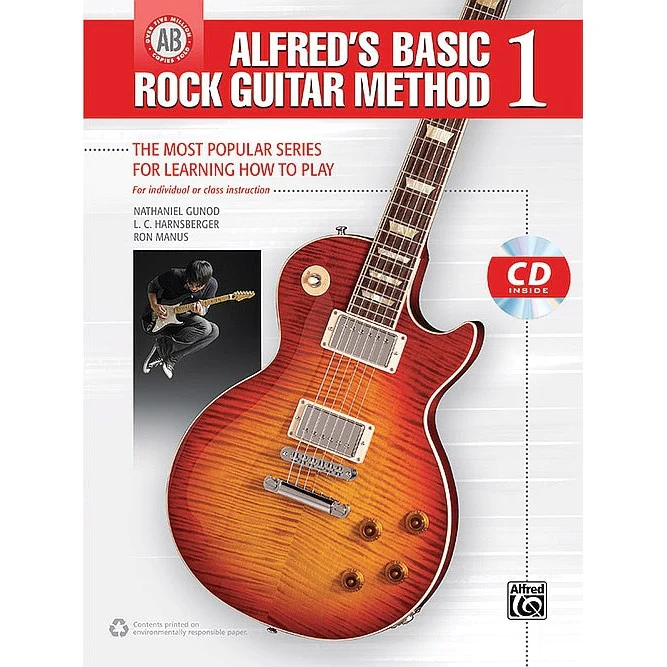 Alfred's Basic Rock Guitar Method 1 with CD