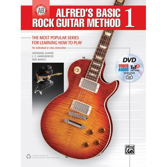 Alfred's Basic Rock Guitar Method 1 with DVD & Online Audio