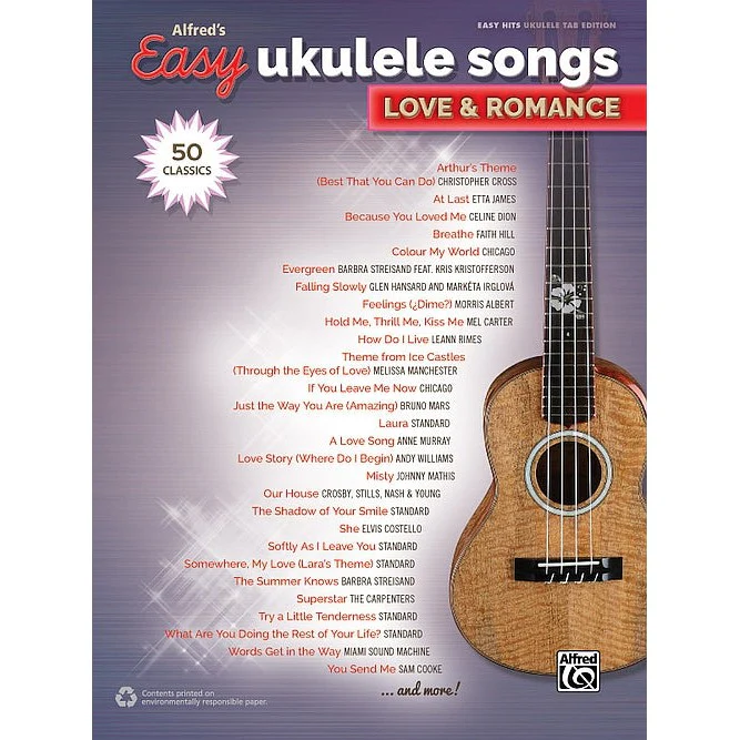 Alfred's Easy Ukulele Songs: Love & Romance