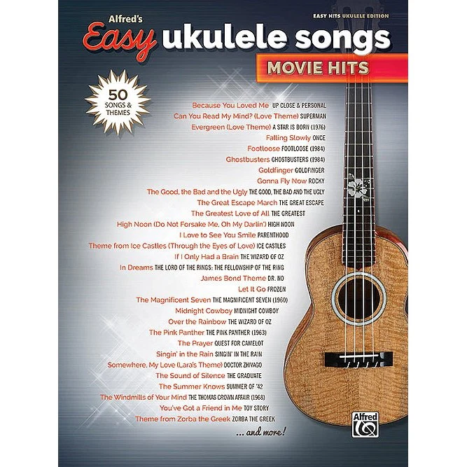 Alfred's Easy Ukulele Songs: Movie Hits