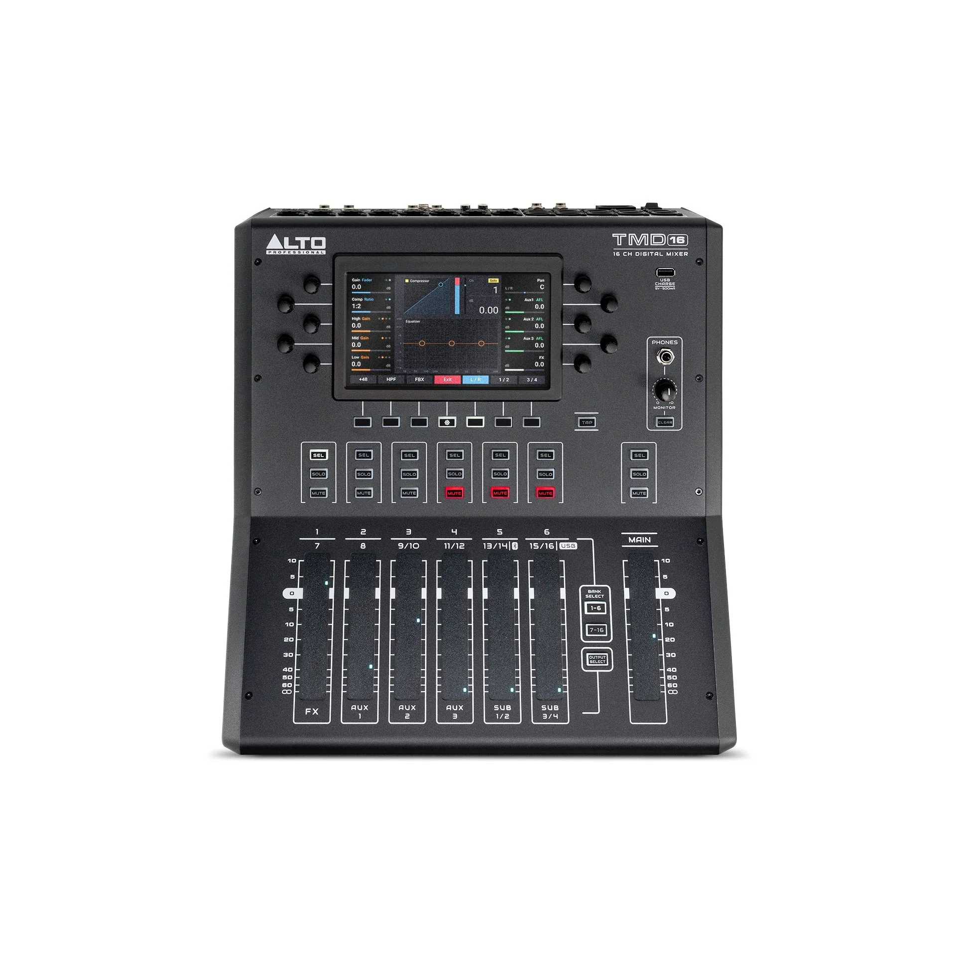 Alto Professional - TMD16 16-Channel Compact Digital Mixer with Bluetooth and USB - Image 5