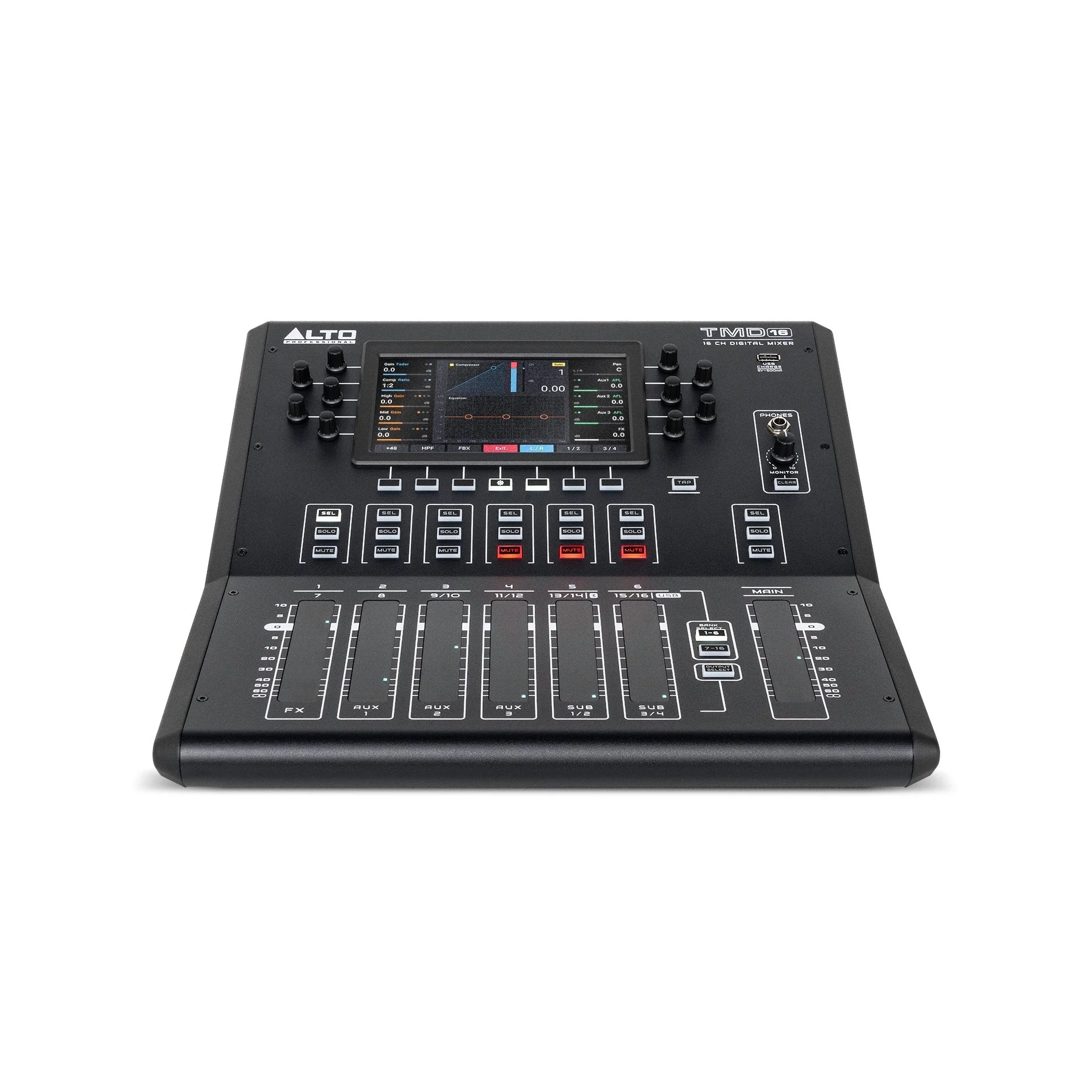 Alto Professional - TMD16 16-Channel Compact Digital Mixer with Bluetooth and USB - Image 6
