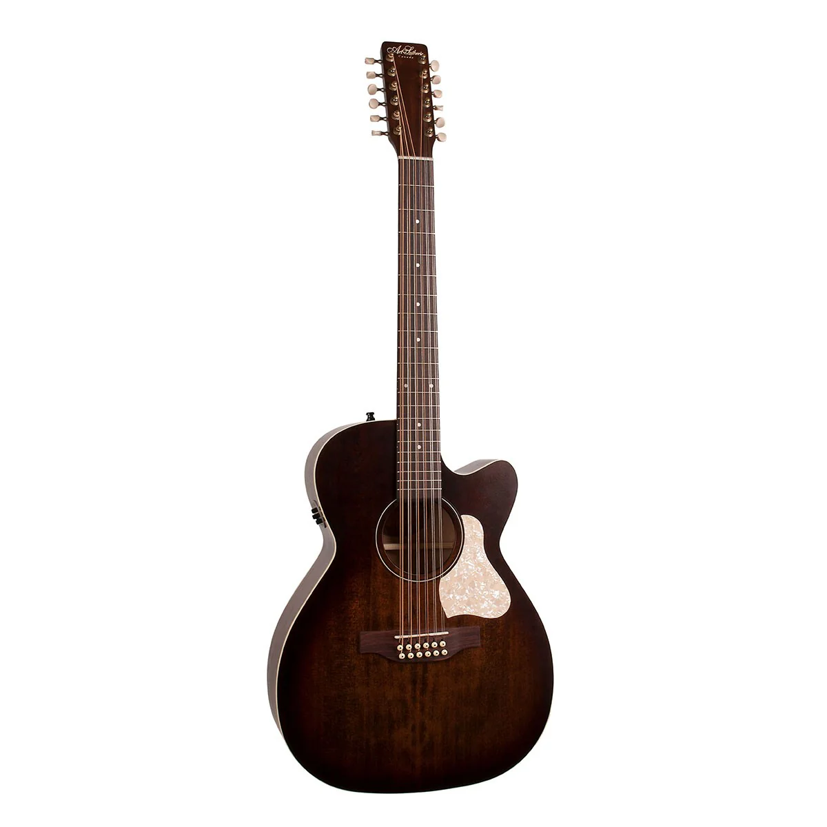 Art & Lutherie - Legacy Bourbon Burst CW 12-String Presys II 51724 - Image 3