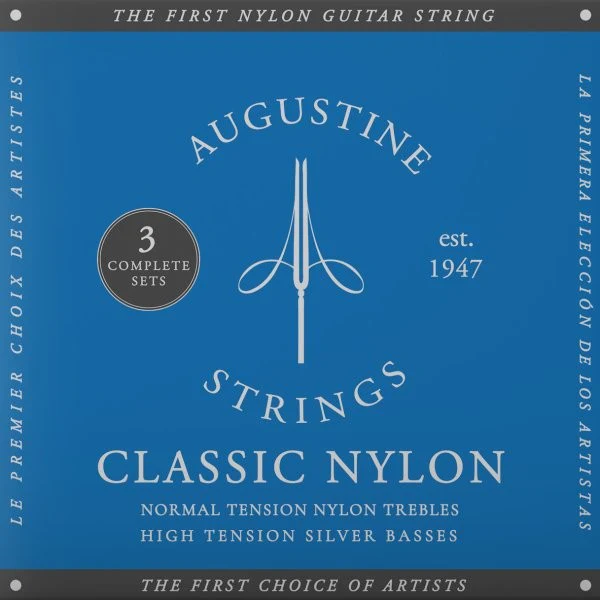 Augustine - CLASSIC/BLUE - HIGH TENSION (3-Pack) - 3XABL