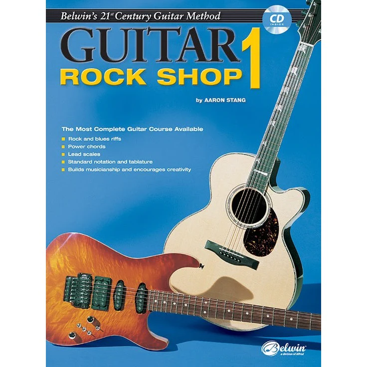Belwin's 21st Century Guitar Rock Shop 1 with CD