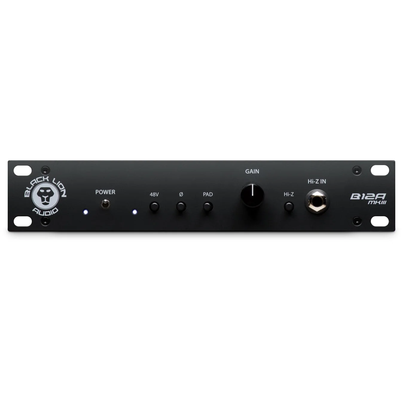 Black Lion Audio - B12A mkIII - Half-rack American-styled preamp