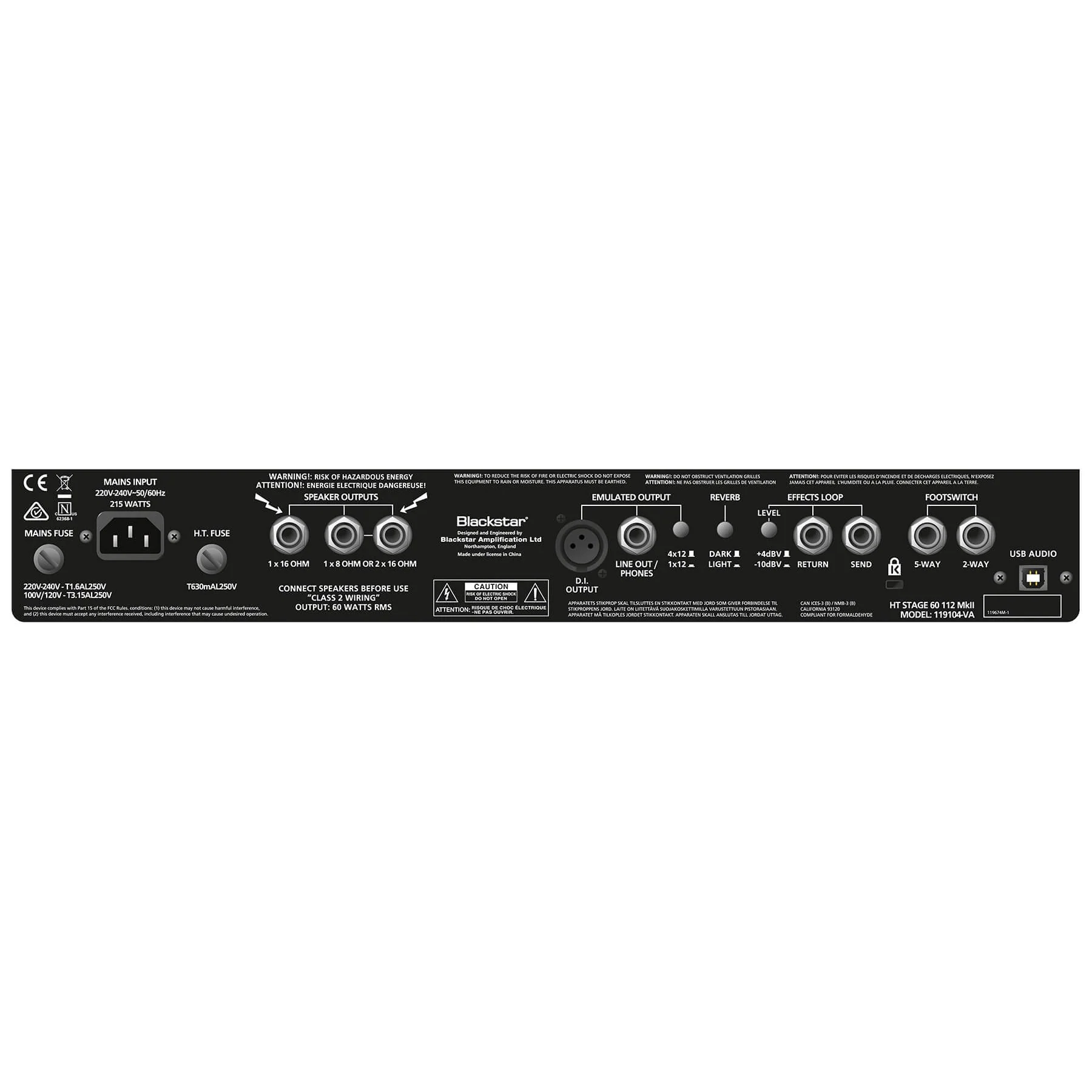 Blackstar - HT Stage 60 112 MkII  - HT STAGE 60 112 MKII - Image 5