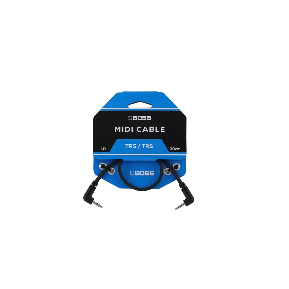 Boss - BCC-1-3535 MIDI Cable with right-angle 3.5mm TRS connectors 1'