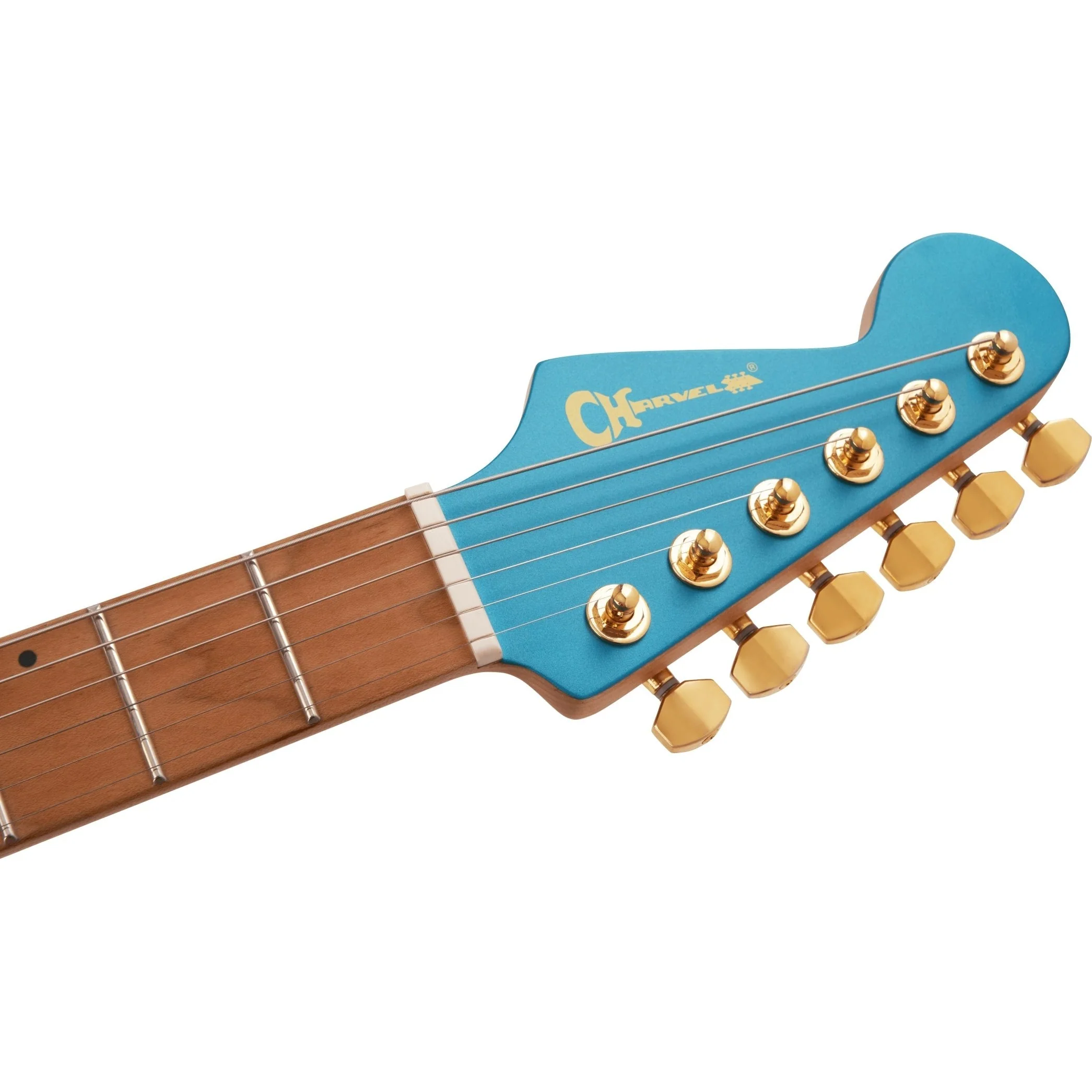 Charvel - Angel Vivaldi Signature Pro-Mod DK24-6 Nova 297-2411-516 Lucerne Aqua Firemist - Image 7