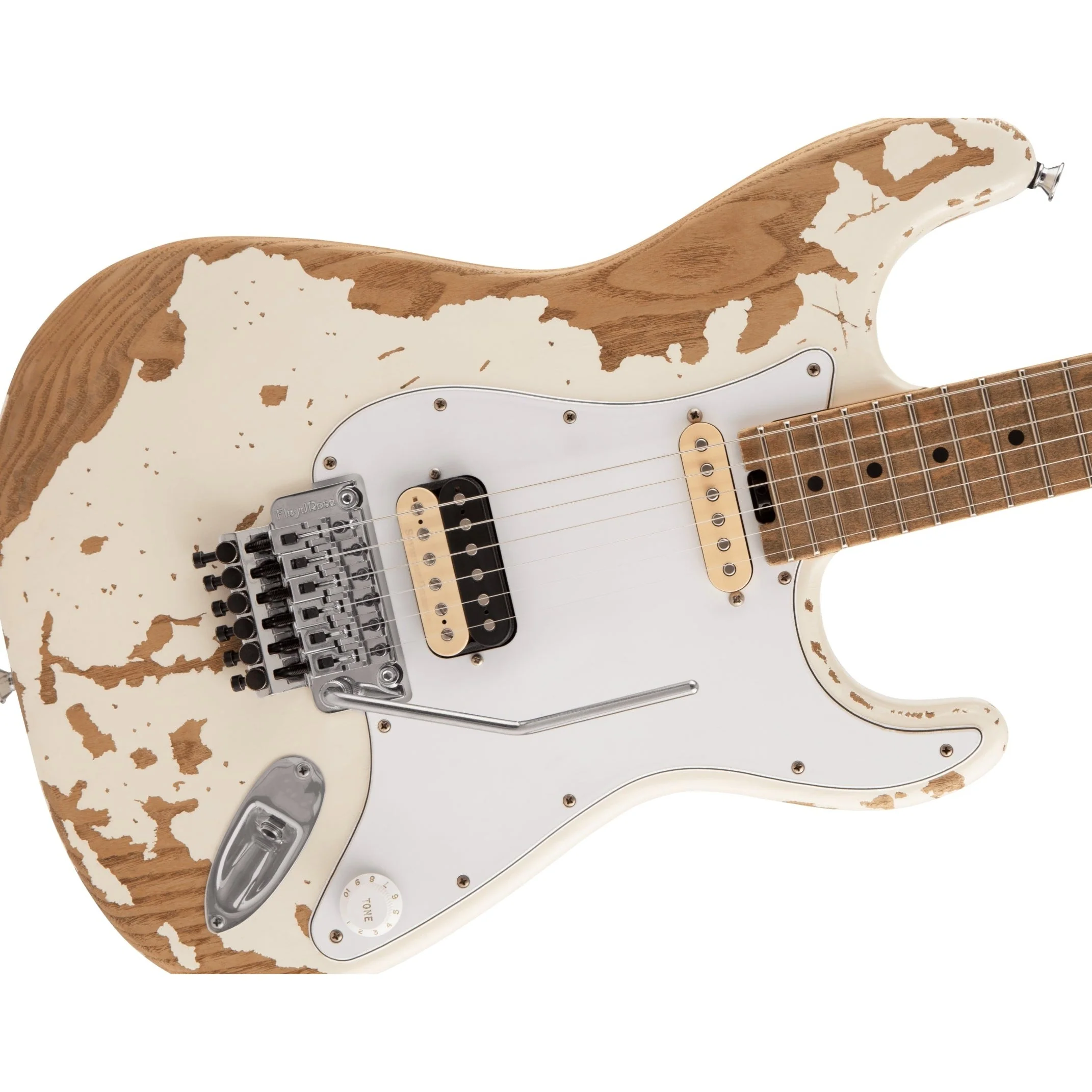 Charvel - Henrik Danhage Limited Edition Signature Pro-Mod So-Cal Style 1 HS FR M - Maple Fingerboard - White Relic 296-6035-855 - Image 3