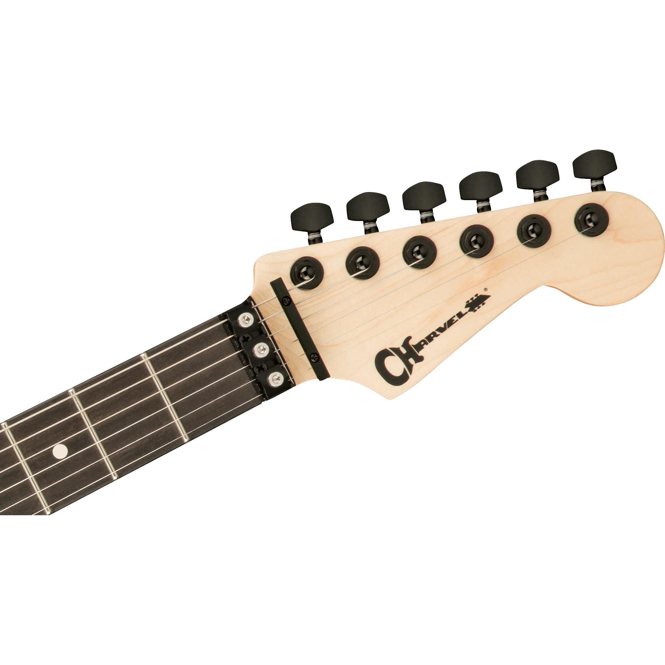 Charvel - Jim Root Signature Pro-Mod San Dimas® Style 1 HH FR E - Ebony Fingerboard - Satin White - Image 5
