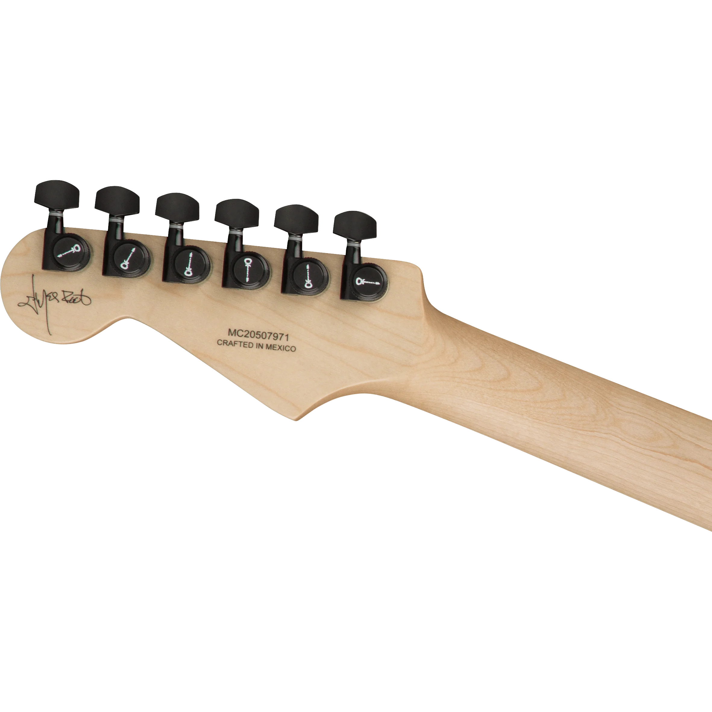 Charvel - Jim Root Signature Pro-Mod San Dimas® Style 1 HH FR E - Ebony Fingerboard - Satin White - Image 6