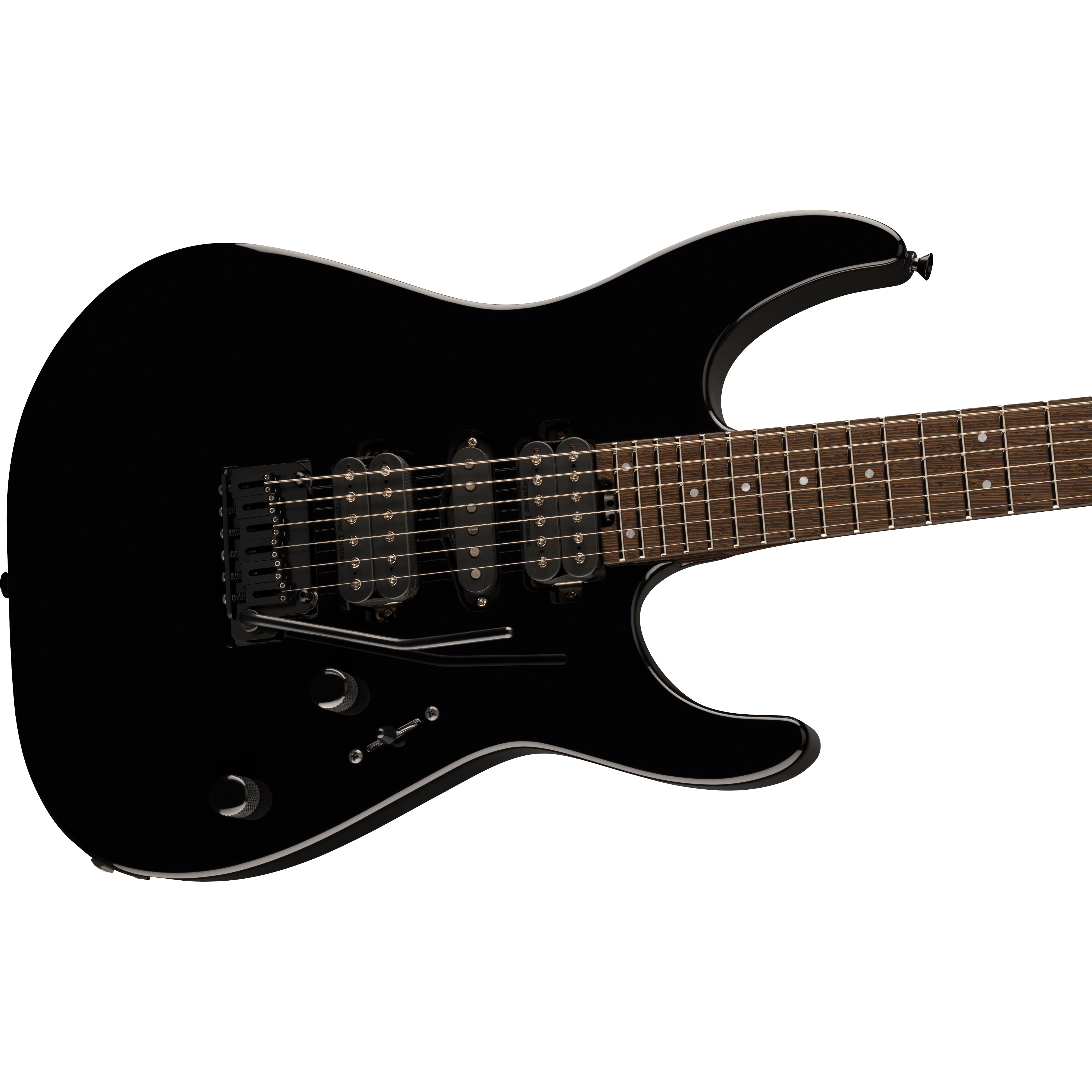 Charvel - MJ DK24 HSH 2PT W Mahogany - Wenge Fingerboard - Black - 292-9814-803 - Image 4