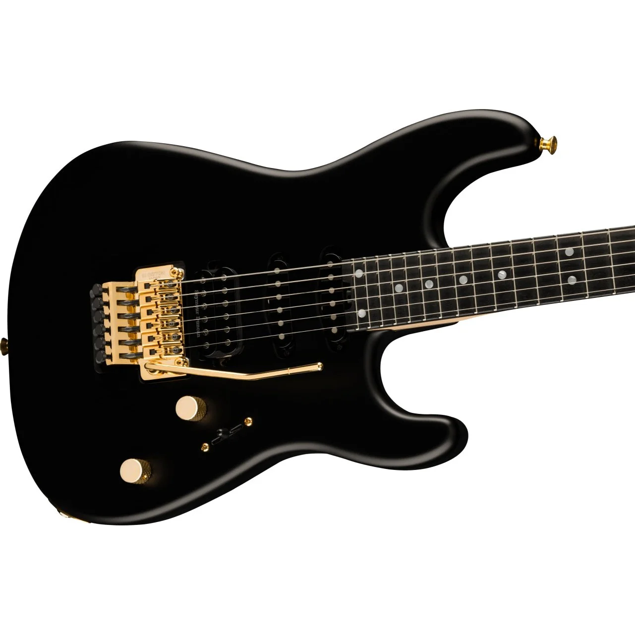 Charvel - MJ San Dimas® Style 1 HSS FR E - Ebony Fingerboard - Satin Black - 292-5843-568 - Image 3