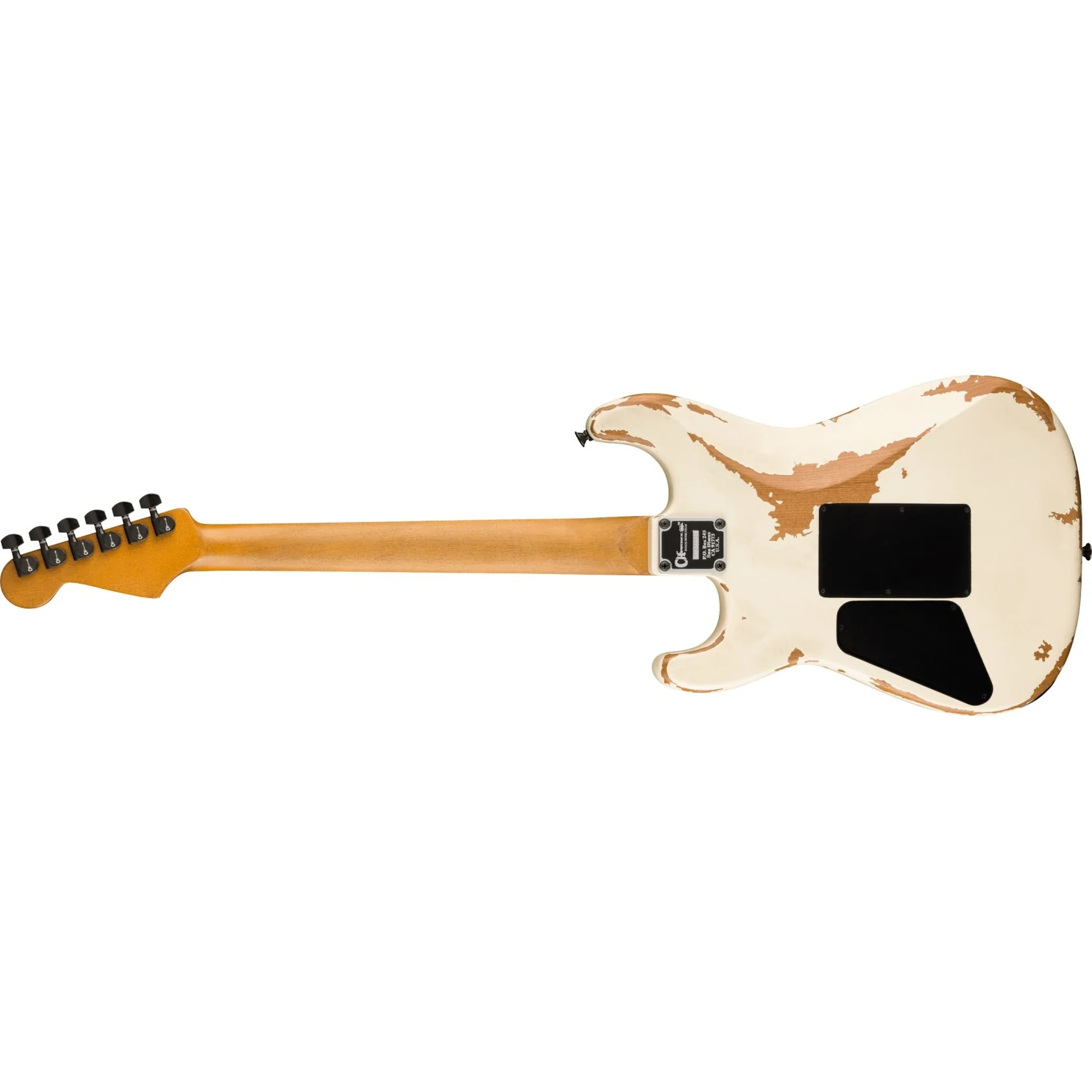 Charvel - Pro-Mod Relic San Dimas® Style 1 HH FR PF -  Pau Ferro Fingerboard -  Weathered White  - 296-5201-376 - Image 2