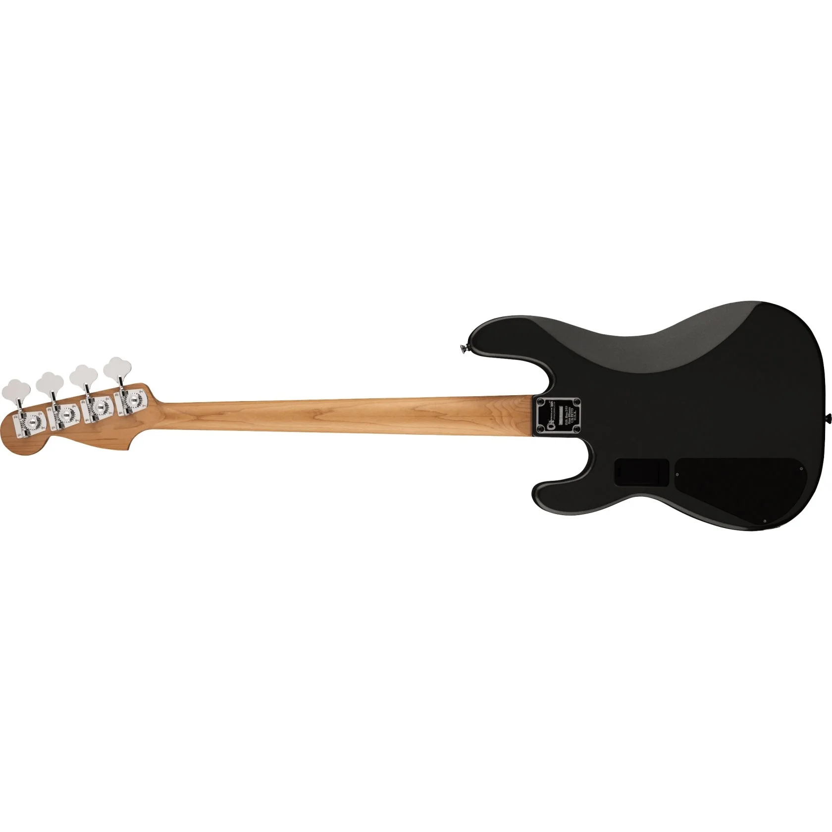 Charvel - Pro-Mod San Dimas® Bass PJ IV - Caramelized Maple Fingerboard - Metallic Black 296-3068-595 - Image 2