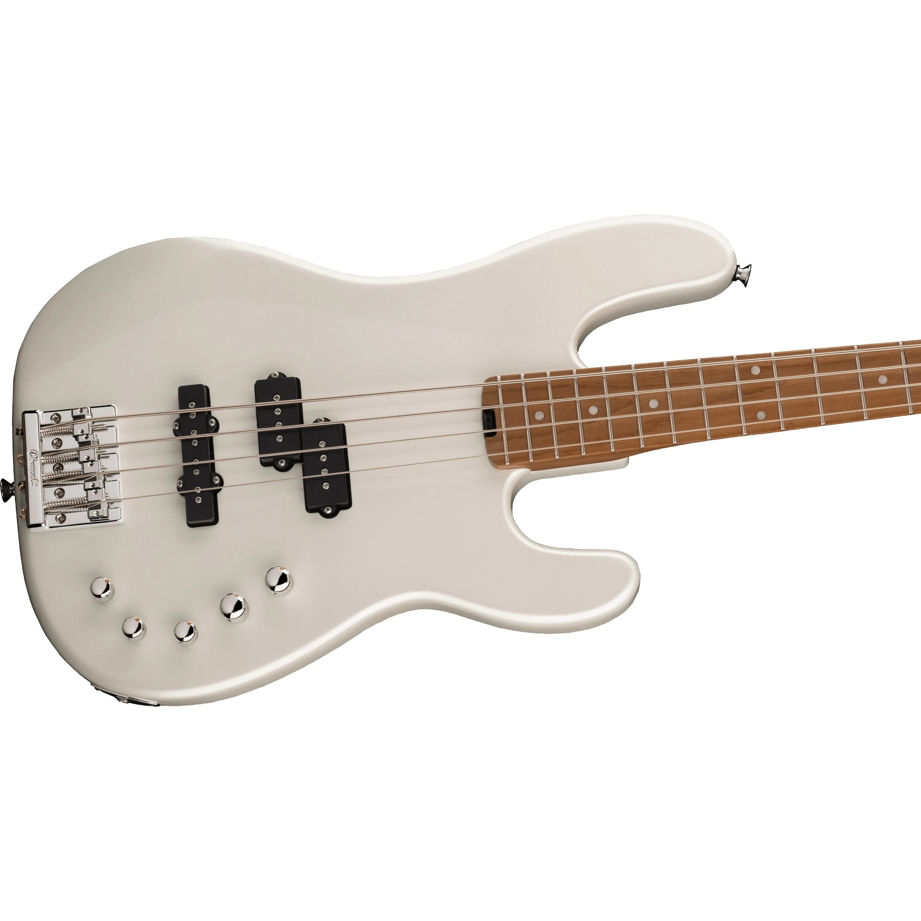 Charvel - Pro-Mod San Dimas® Bass PJ IV - Caramelized Maple Fingerboard - Platinum Pearl 296-3068-576 - Image 3