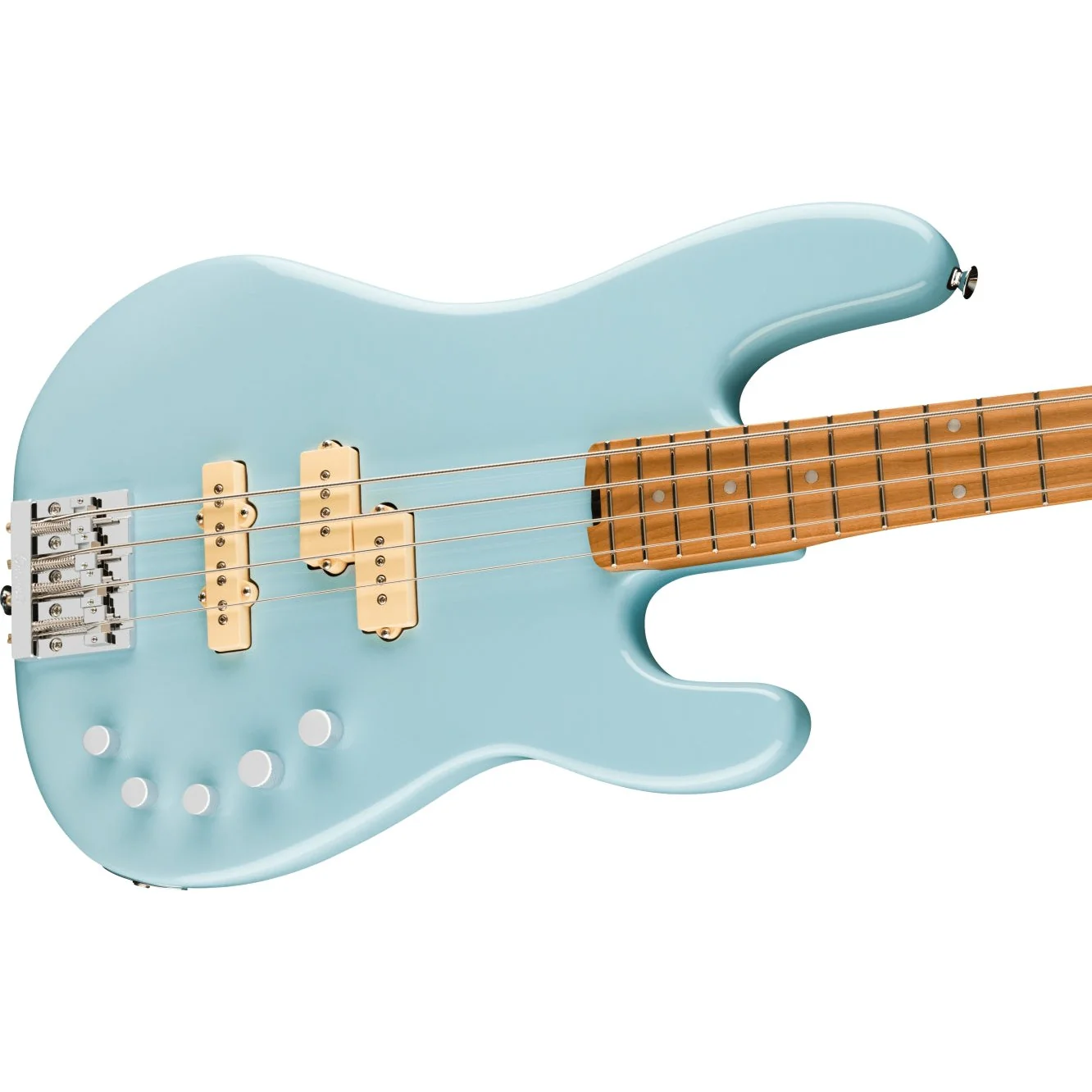 Charvel - Pro-Mod San Dimas® Bass PJ IV - Caramelized Maple Fingerboard - Sonic Blue - 296-3068-527 - Image 3