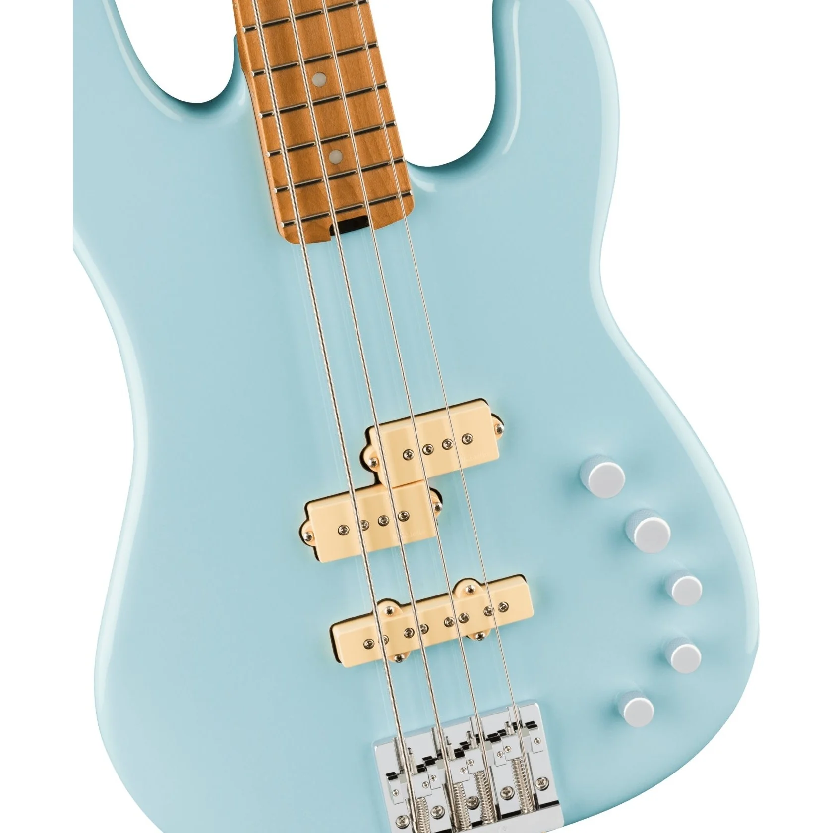 Charvel - Pro-Mod San Dimas® Bass PJ IV - Caramelized Maple Fingerboard - Sonic Blue - 296-3068-527 - Image 4