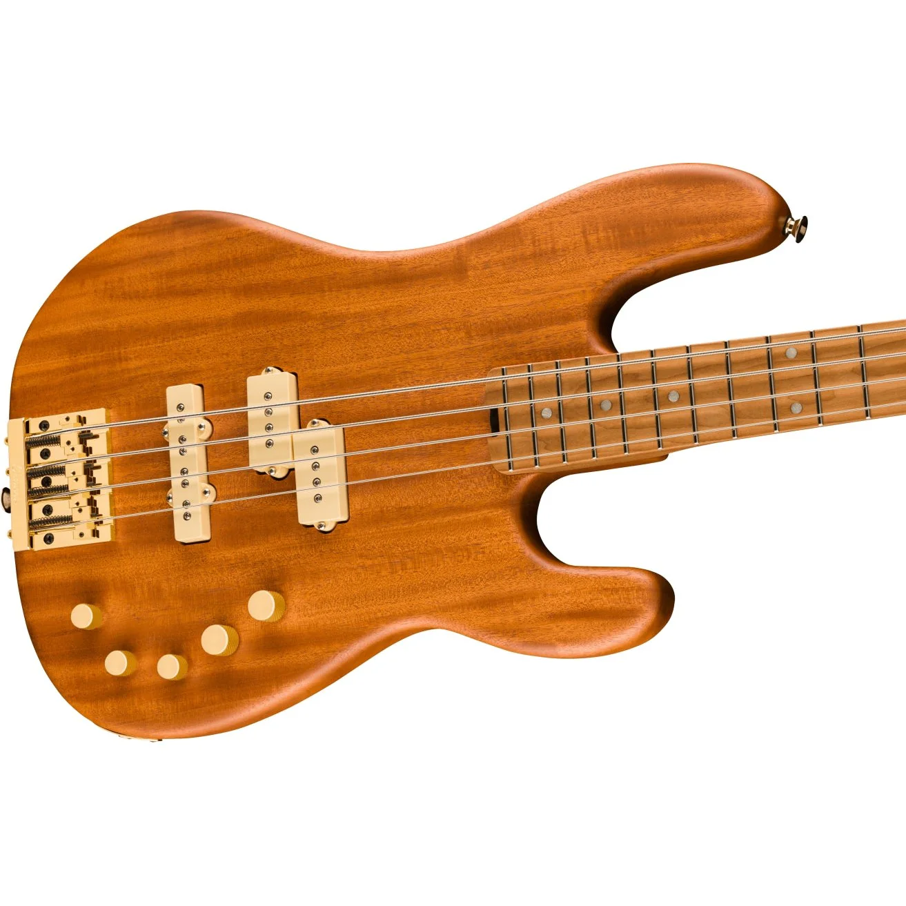 Charvel - Pro-Mod San Dimas® Bass PJ IV MAH - Caramelized Maple Fingerboard - Natural Mahogany - 296-3078-557 - Image 3