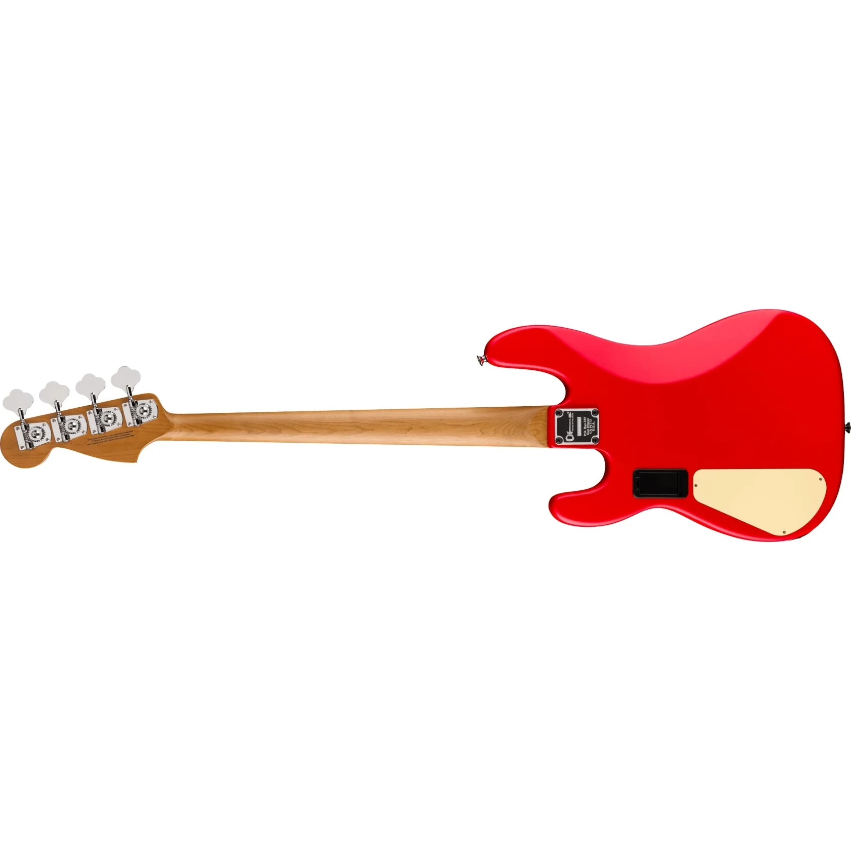 Charvel - Pro-Mod San Dimas® Bass PJ IV MAH - Caramelized Maple Fingerboard - Satin Ferrari Red - 296-3068-509 - Image 2