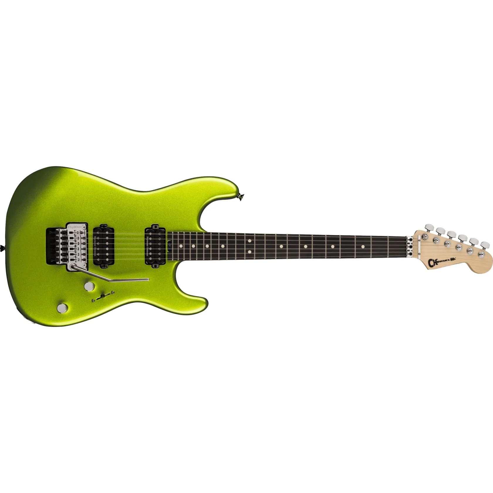 Charvel - Pro-Mod San Dimas® Style 1 HH FR E - Ebony Fingerboard - Lime Green Metallic 296-5831-518