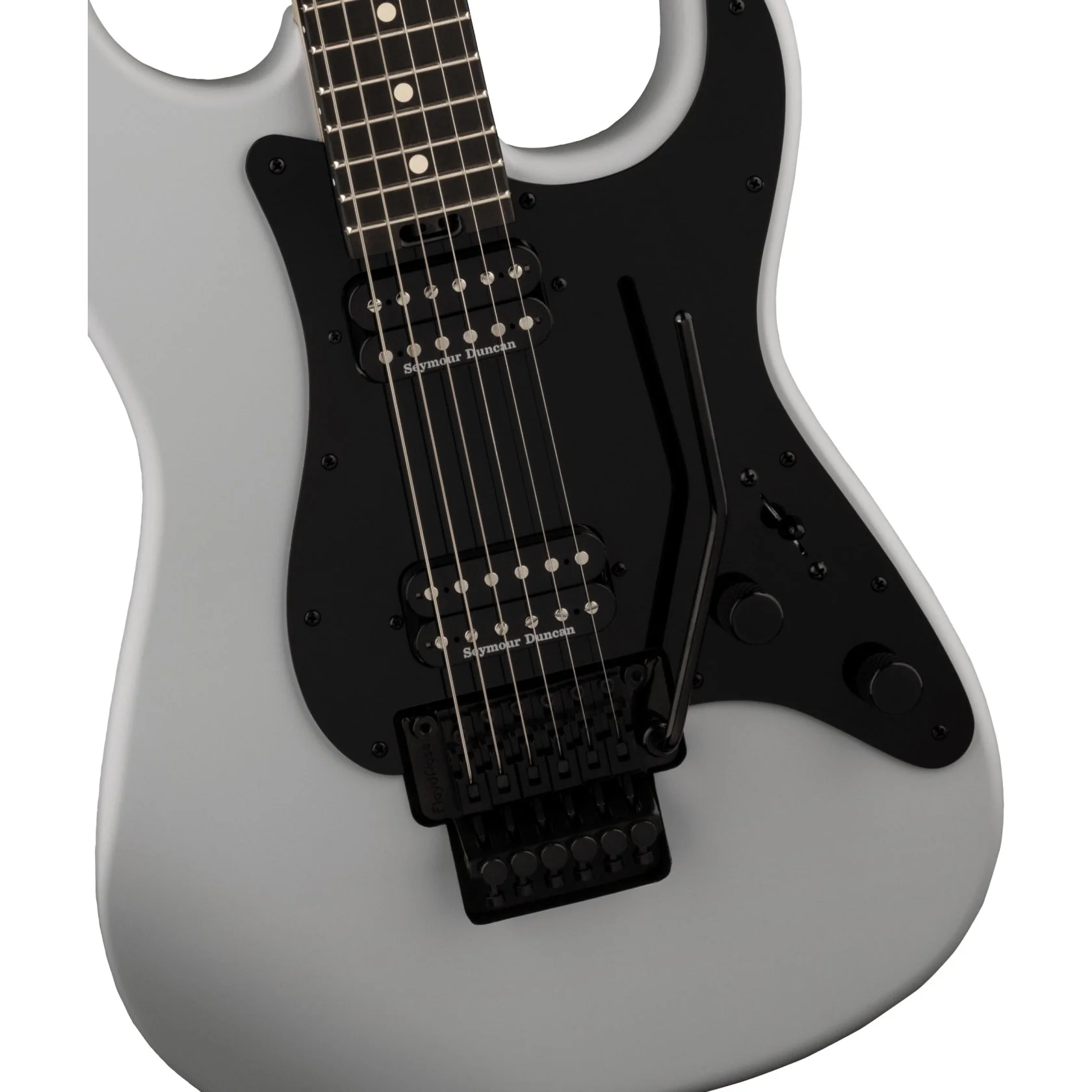 Charvel - Pro-Mod So-Cal Style 1 HH FR E - Ebony Fingerboard - Satin Primer Gray 296-6801-570 - Image 4