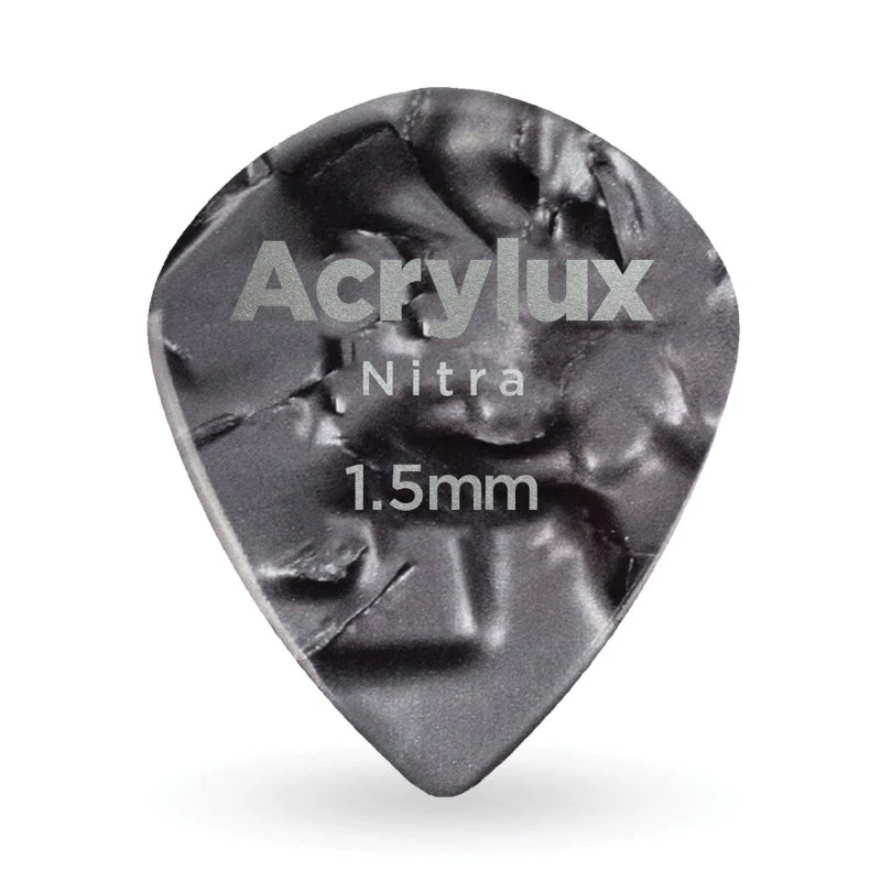 D'Addario Accessories - Acrylux Nitra Jazz Guitar Pick 1.5MM, 3-pack 3AN7-03 - Image 2