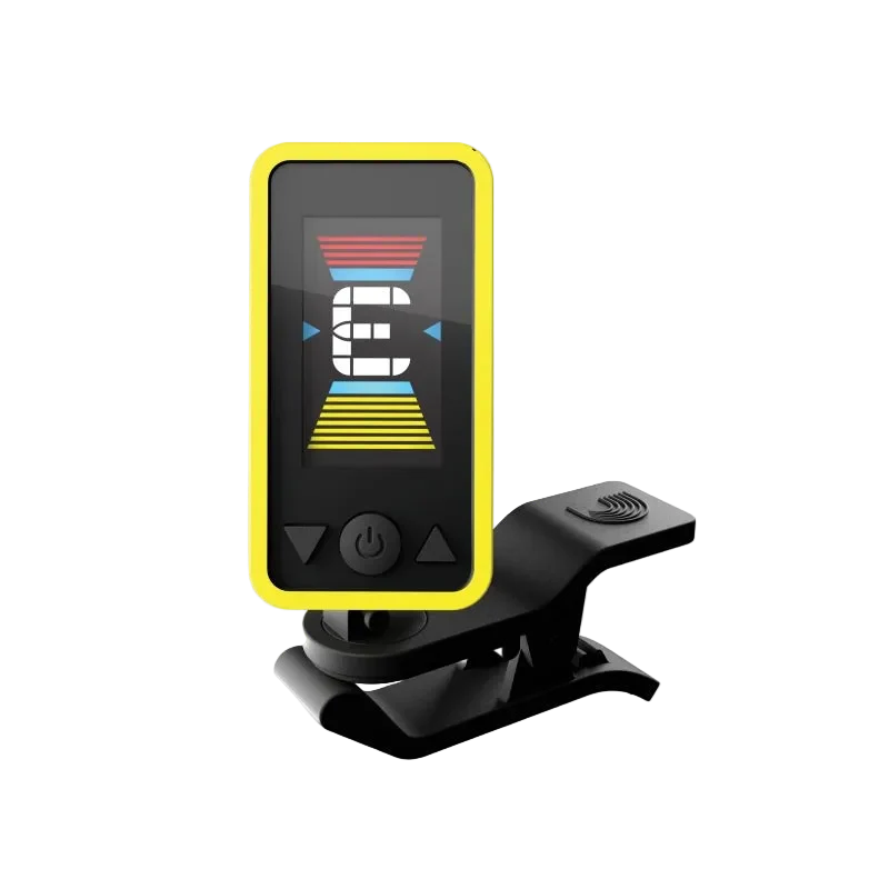 D'Addario Accessories - Eclipse Headstock Tuner, Yellow   PW-CT-17YL