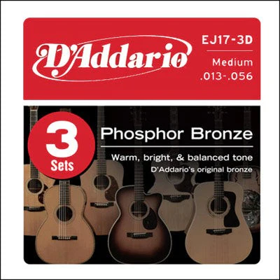 D'Addario - EJ17 3 Pack