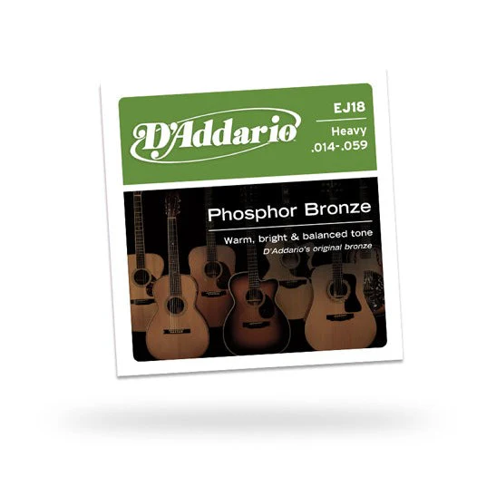D'Addario - EJ18 Heavy 14-59 Phosphor Bronze