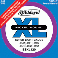 D'Addario - ESXL120 - Super Light