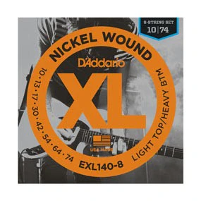 D'Addario - EXL140-8 .10 - .74