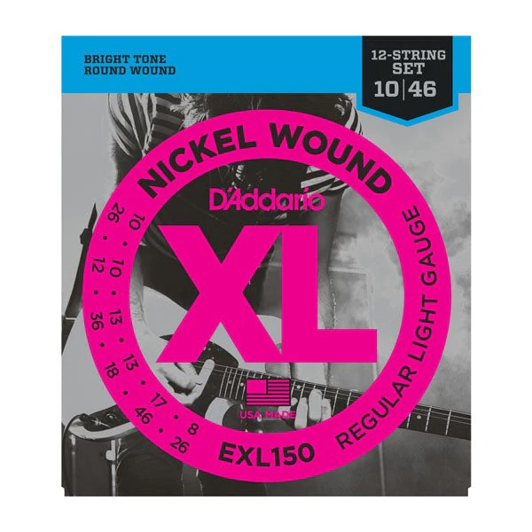 D'Addario - EXL150 Regular Light 12-String Electric Guitar