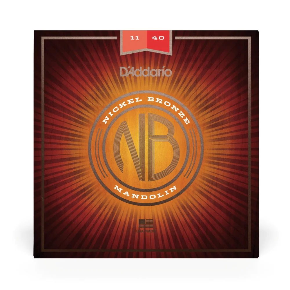 D'Addario - NBM1140 Nickel Bronze Mandolin Strings, Medium, 11-40 - Image 2