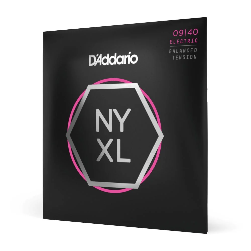 D'Addario - NYXL0940BT Nickel Wound Electric Guitar Strings - Balanced Tension Super Light - 09-40