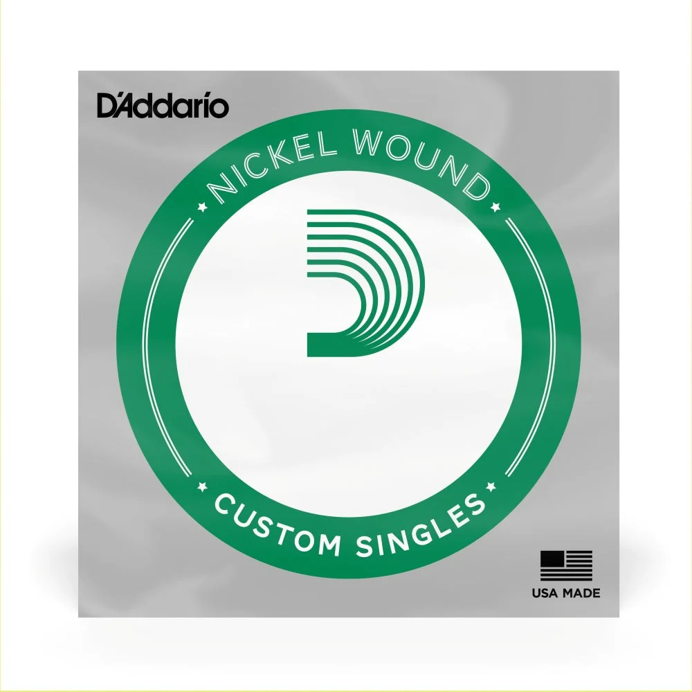 D'Addario - XLB090 Nickel Wound Bass Guitar Single String, Long Scale, .090