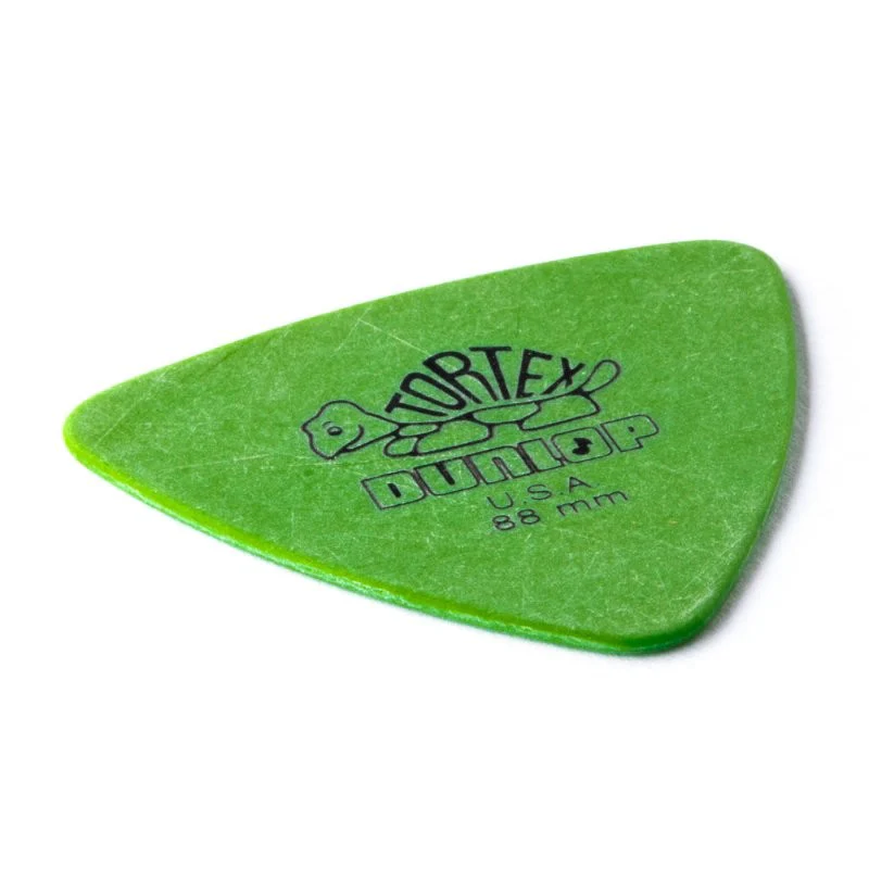 Dunlop - Green 0.88mm Tortex® Triangle Guitar Pick (72/bag) - 431R-88 - Image 2