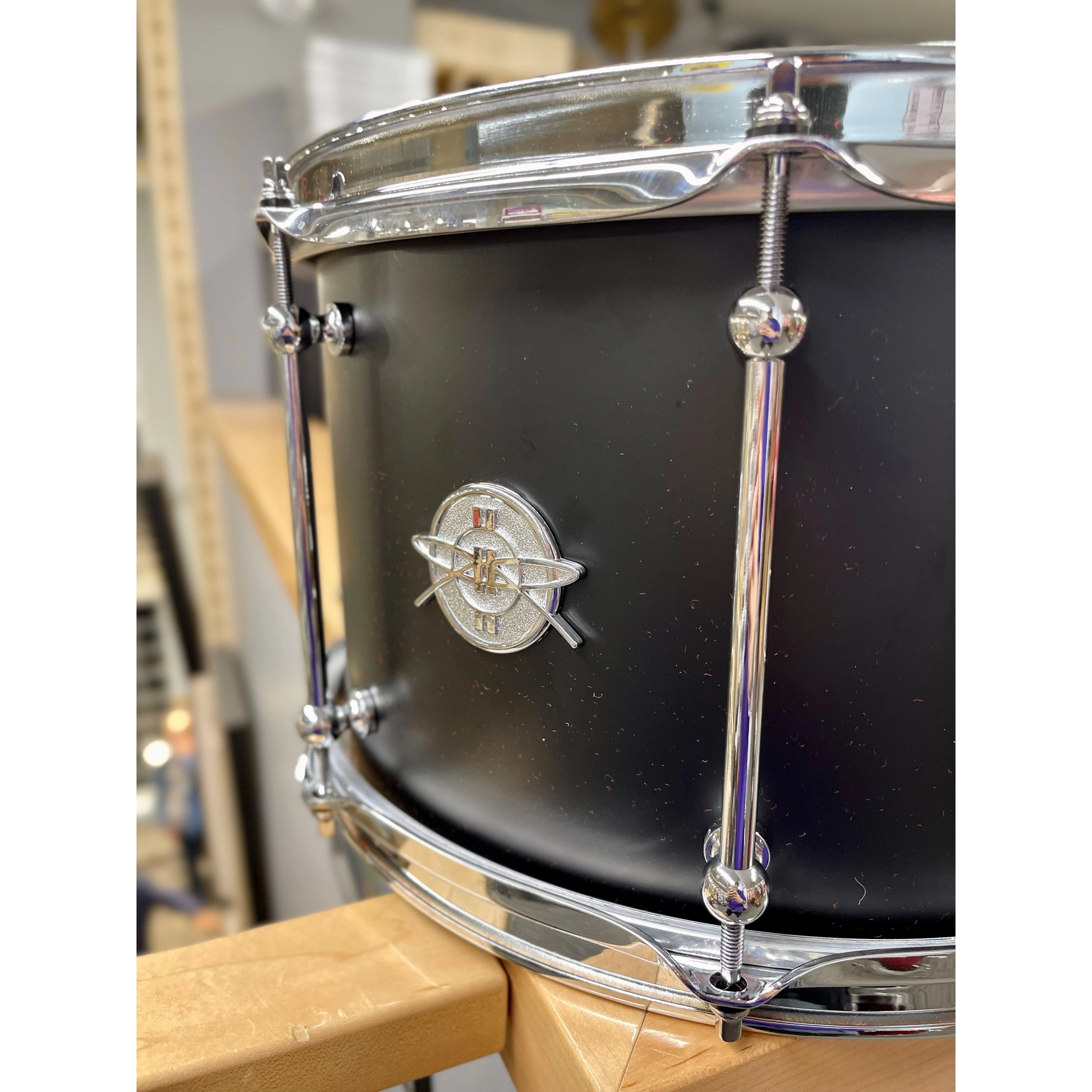 Dunnett - Classic Titanium Snare 8x14 Matte Black - Image 4
