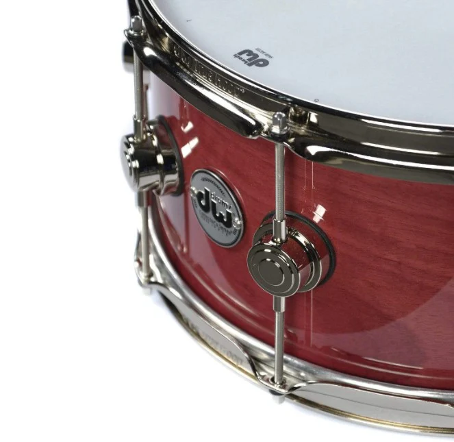DW Drums - Collector's Series 6.5" x 14" Purpleheart Snare Drum with Nickel Hardware - DRU46514SSK - Image 3