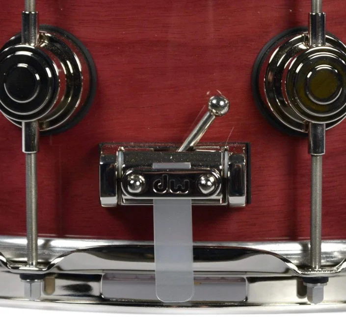 DW Drums - Collector's Series 6.5" x 14" Purpleheart Snare Drum with Nickel Hardware - DRU46514SSK - Image 4