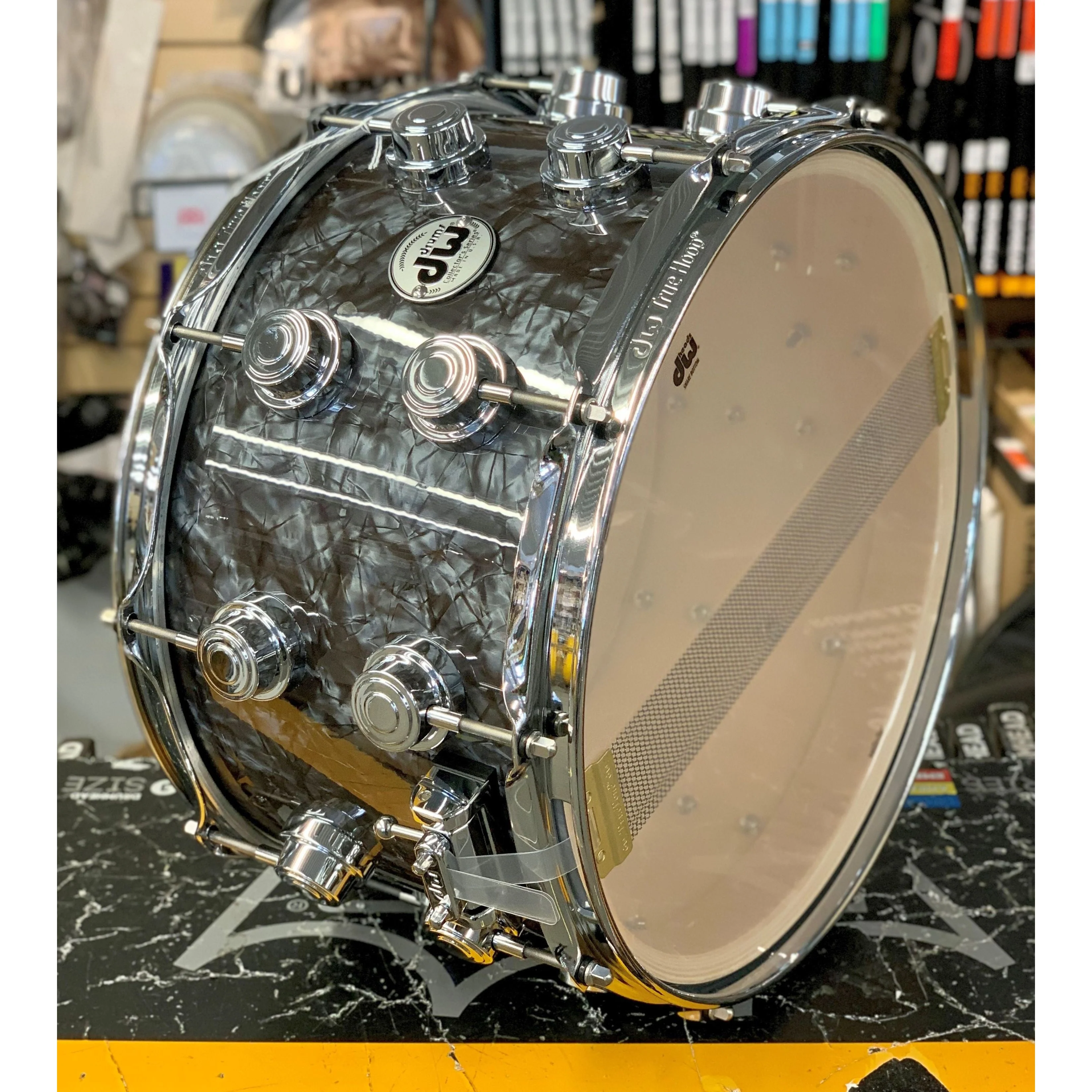 DW Drums - Collector's Series Snare 8x14 Black Diamond - Image 3