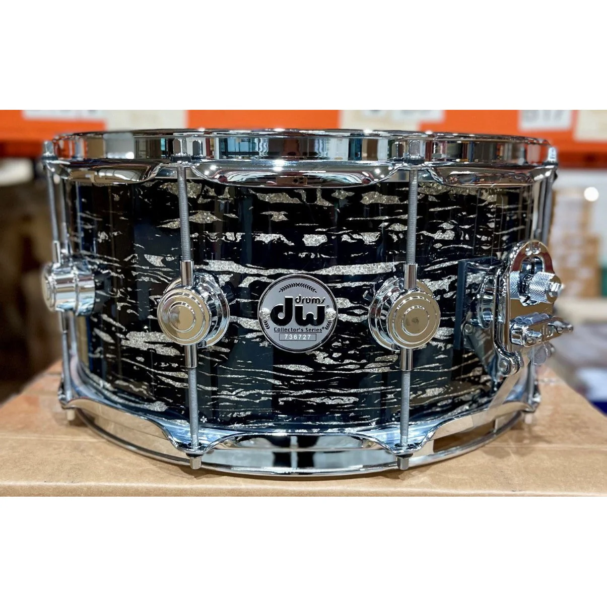 DW Drums - Collector's Series Snare 6.5x14 Black Oyster Glass