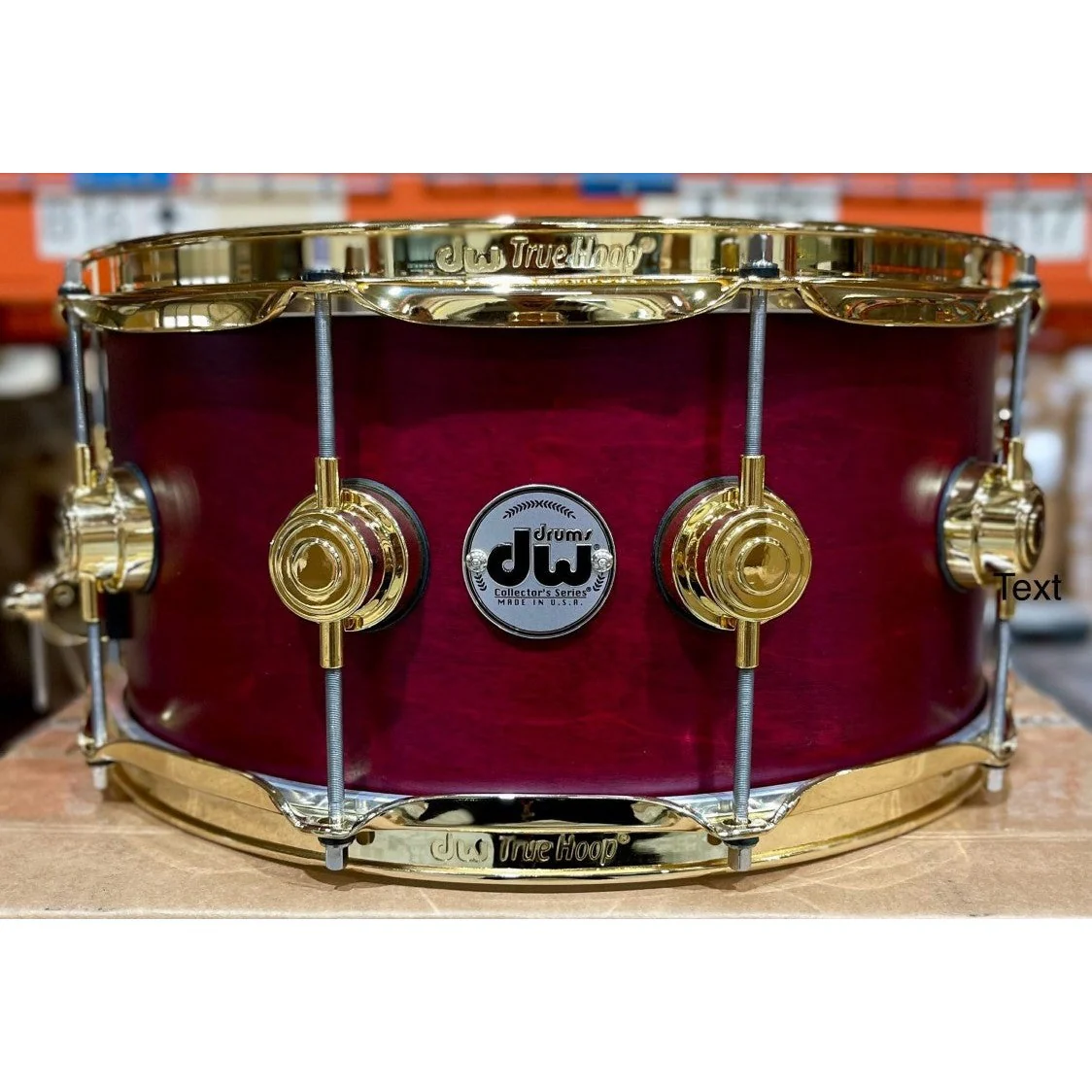 DW Drums - Collector's Series Snare 6.5x14 Cherry Satin - Image 2