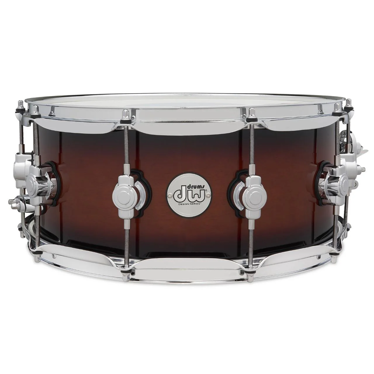 DW Drums - Design Series Maple Snare 6x14 Tobacco Burst Gloss Lacquer DDLG0614SSTB