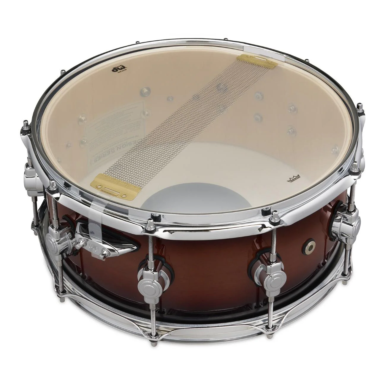 DW Drums - Design Series Maple Snare 6x14 Tobacco Burst Gloss Lacquer DDLG0614SSTB - Image 4