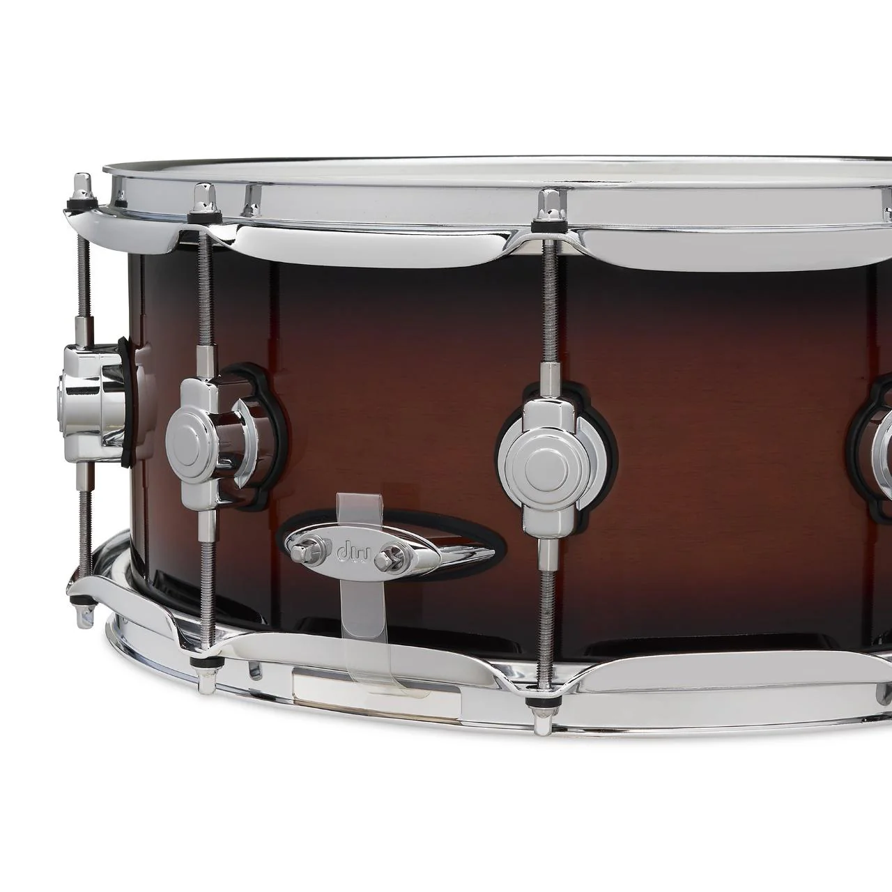 DW Drums - Design Series Maple Snare 6x14 Tobacco Burst Gloss Lacquer DDLG0614SSTB - Image 5